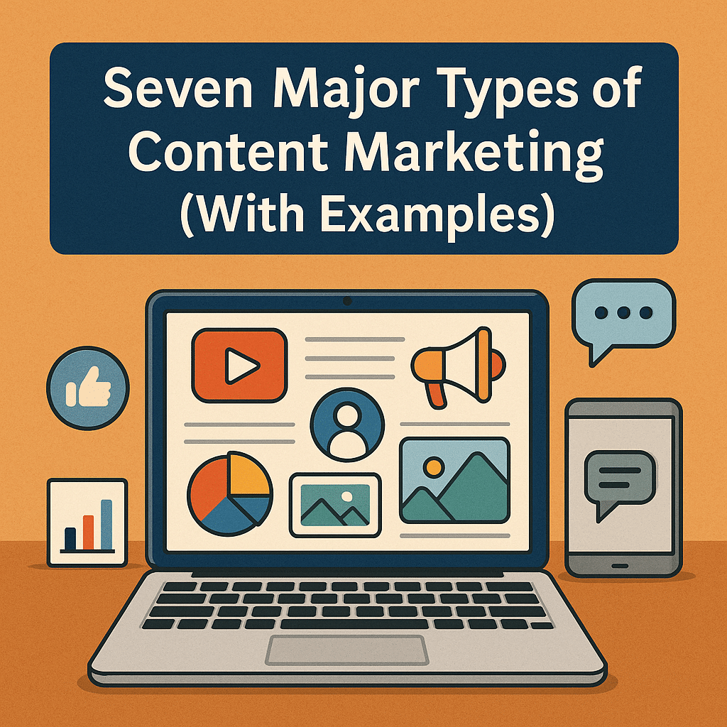 Seven Major Types of Content Marketing (With Examples)