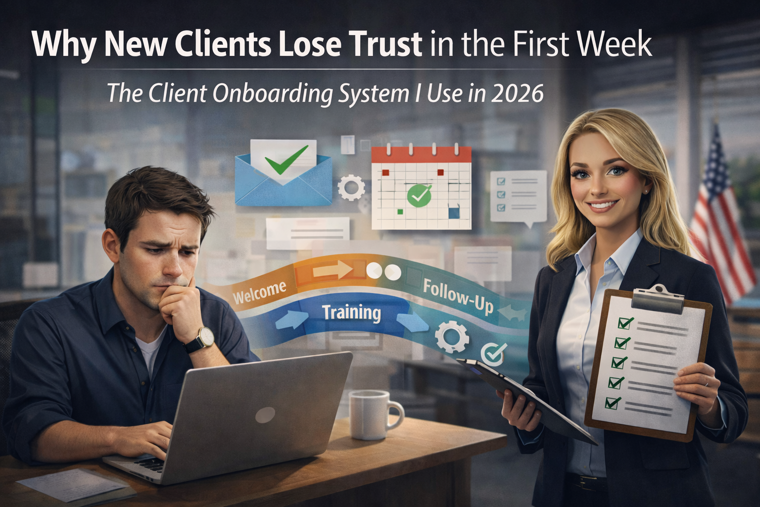 Why New Clients Lose Trust in the First Week – The Client Onboarding System I Use in 2026