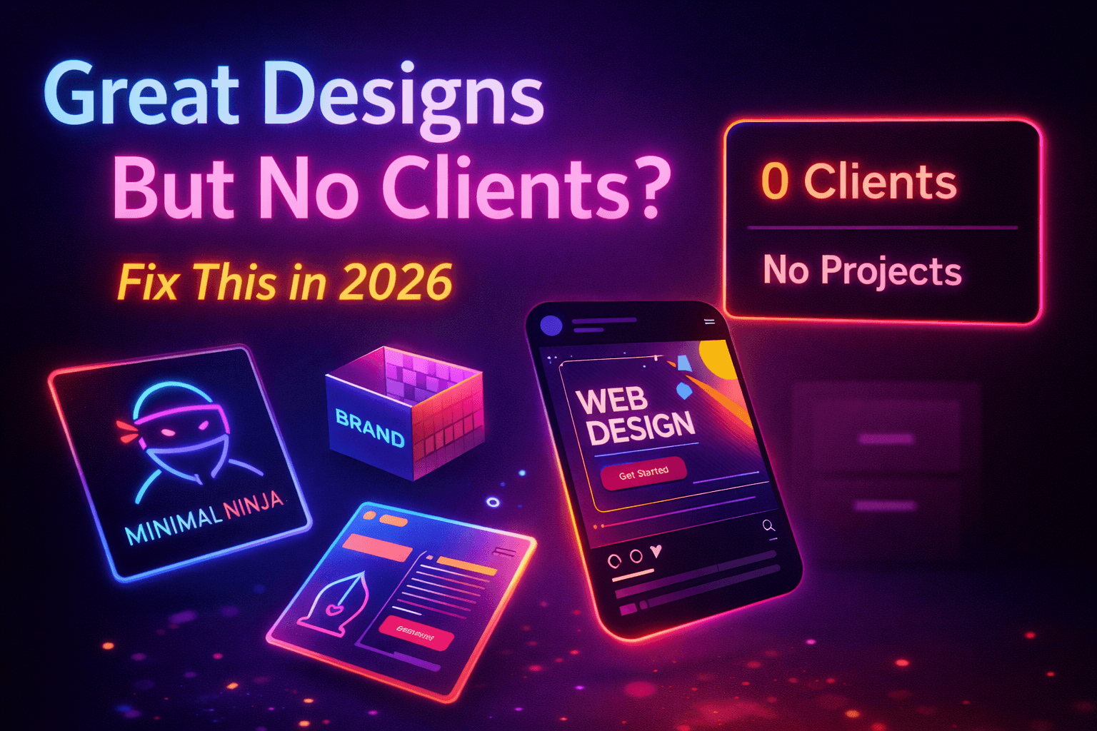 Freelance Graphic Designer Not Getting Clients? Here’s the Real Problem (2026 Fix)
