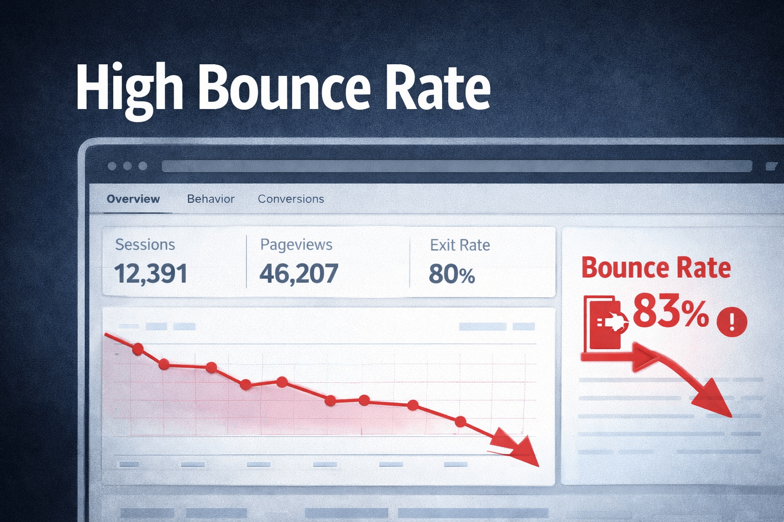 high bounce rate