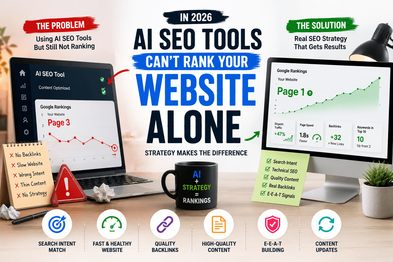 AI SEO Tools Are Rising Fast in 2026 — But Why Most Websites Still Don’t Rank