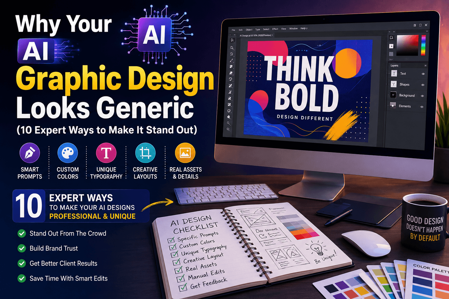 Why Your AI Graphic Design Looks Generic (10 Expert Ways to Make It Stand Out)
