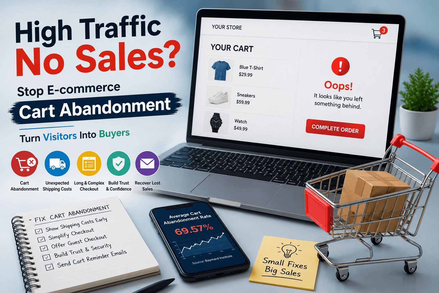 High Traffic but No Orders? Why Your E-Commerce Store Visitors Leave Without Buying (2026 Guide)