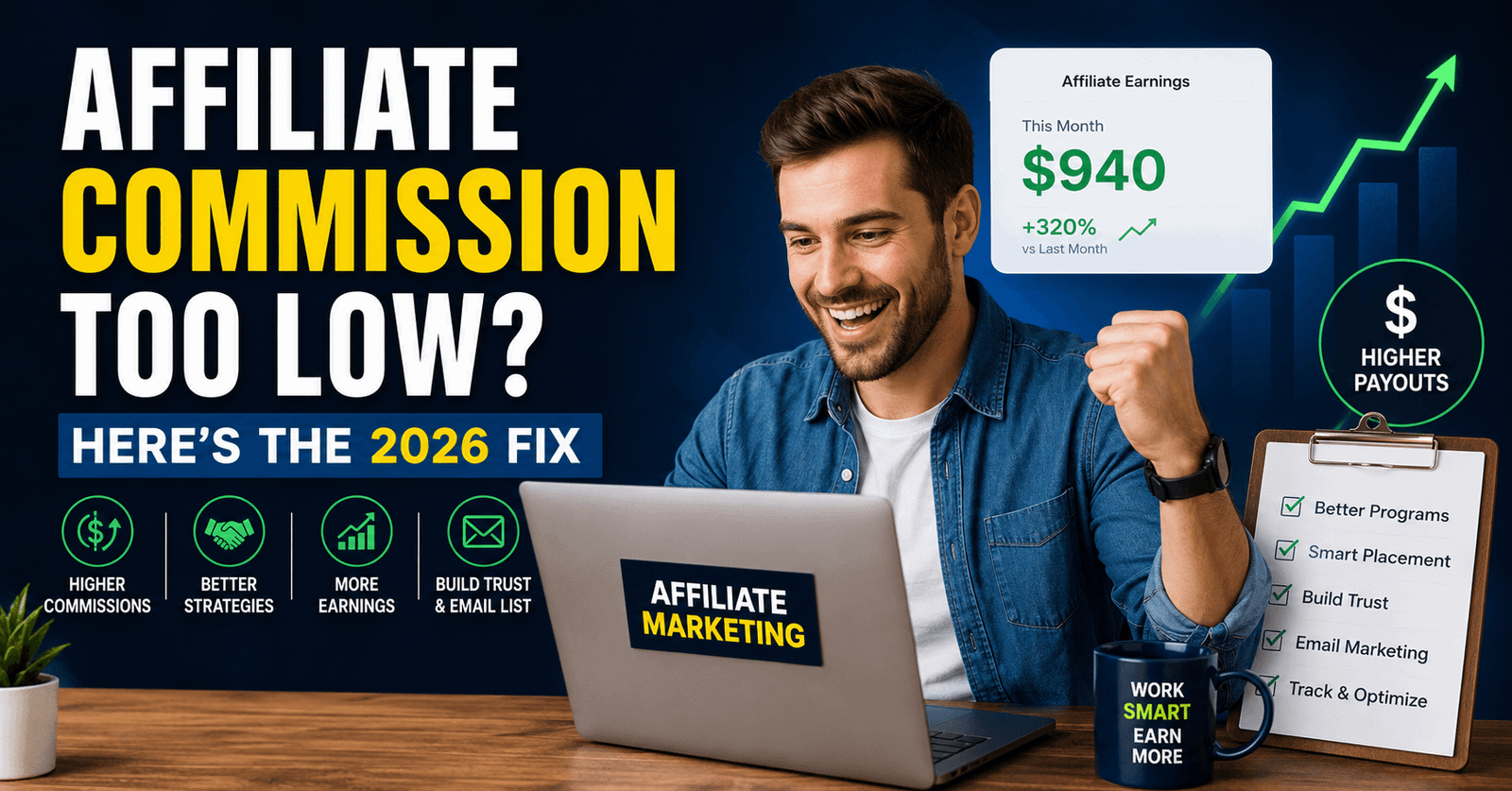 Affiliate Commission Too Low? Here’s How to Increase Your Earnings (2026 Fix)