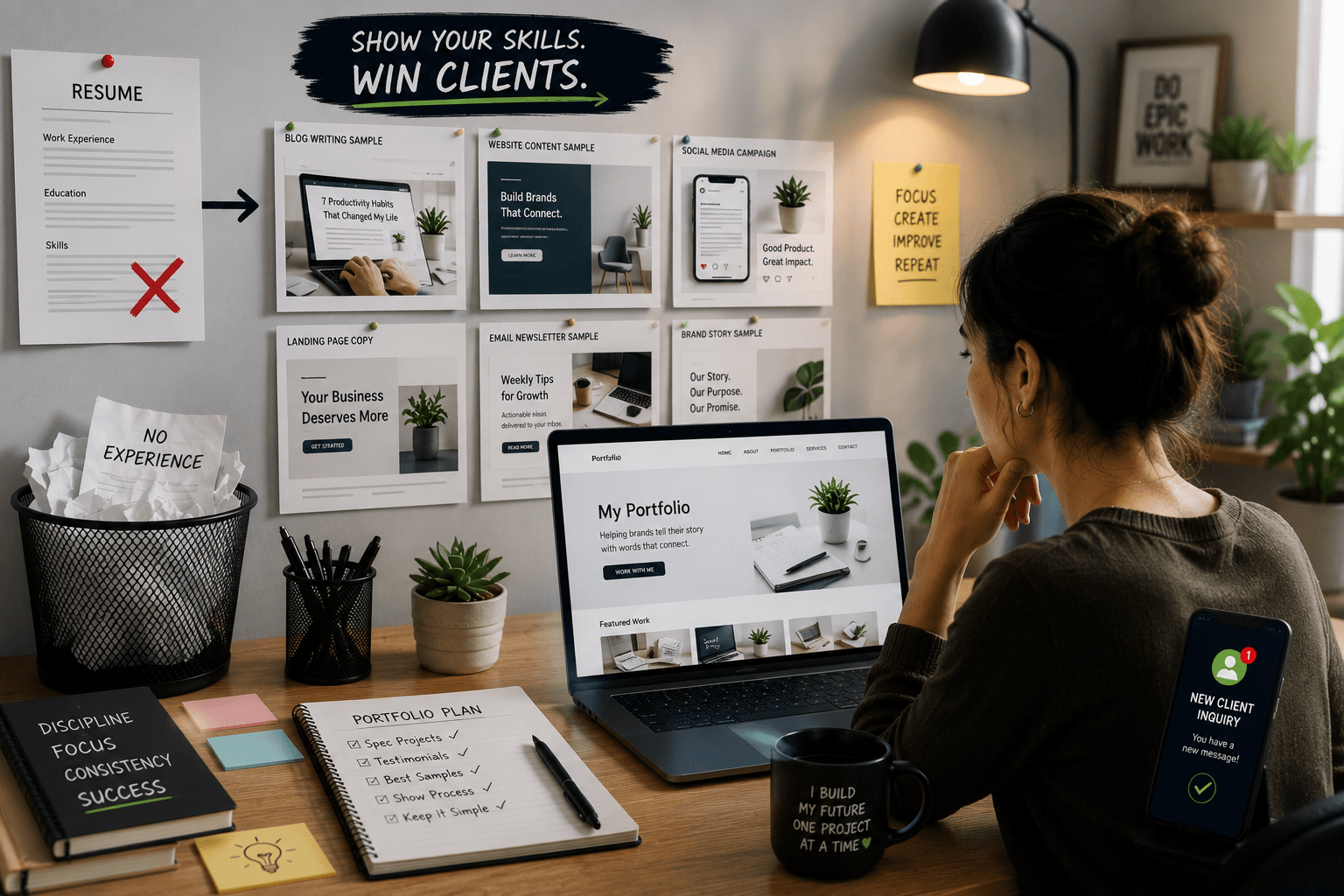 How to Build a Freelance Portfolio That Wins Clients Without Experience