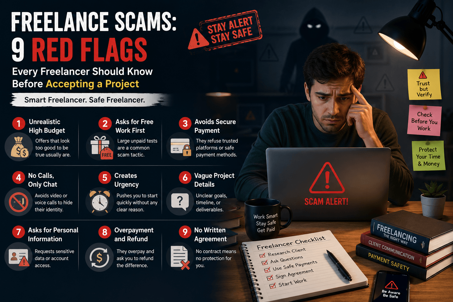 Freelance Scams: 9 Red Flags Every Freelancer Should Know Before Accepting a Project