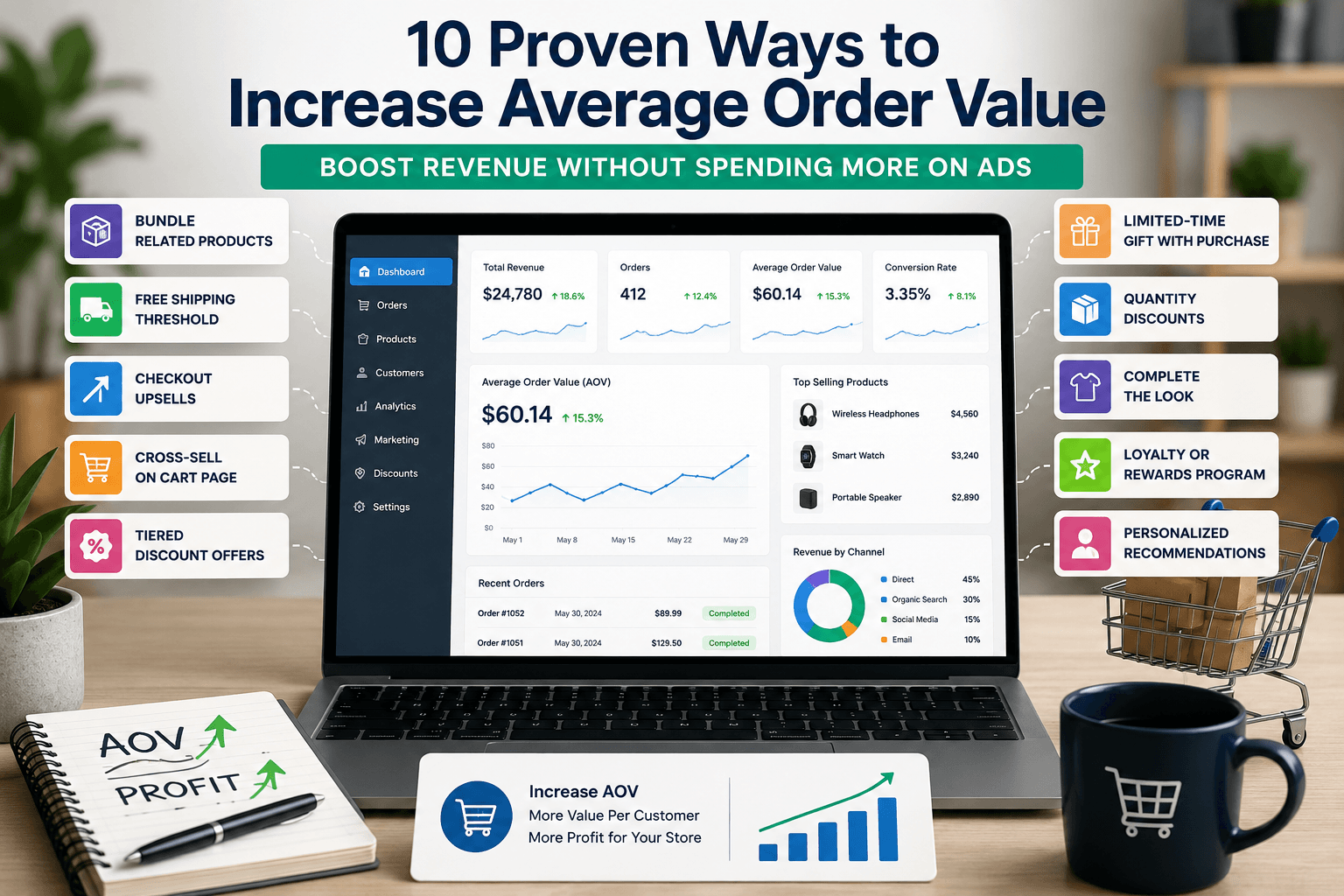 How to Increase Average Order Value Without Spending More on Ads (10 Proven Strategies)