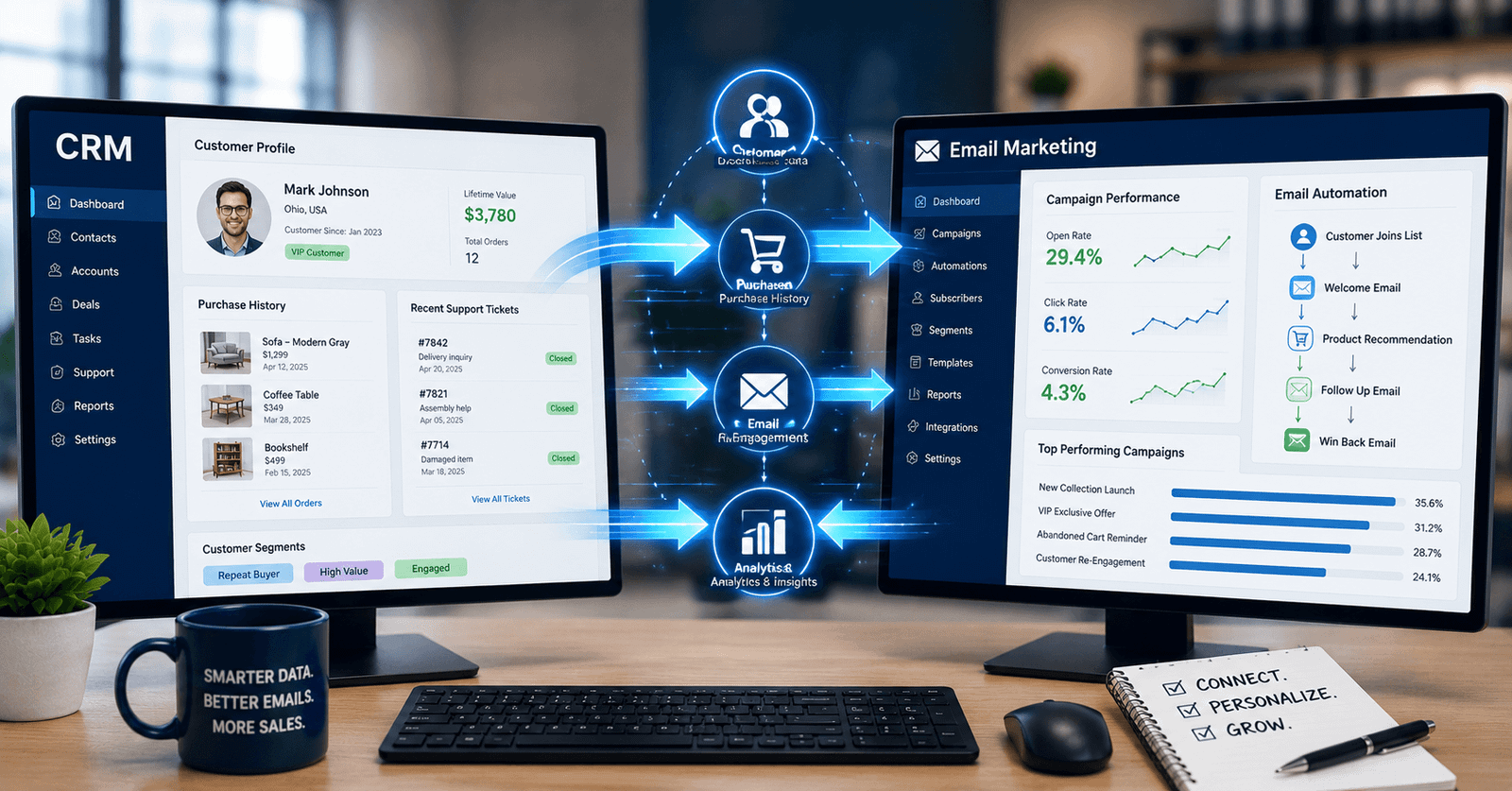 Why Email Marketing Fails Without CRM Integration in 2026 (And How US Businesses Fix It)